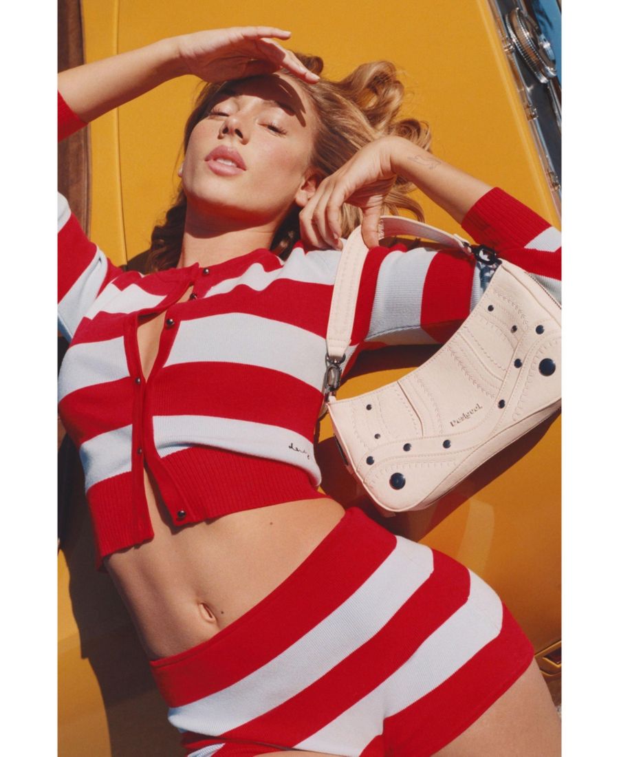 Женский кардиган в рубчик в полоску Desigual, Red
Женский кардиган в рубчик в полоску Desigual, Red