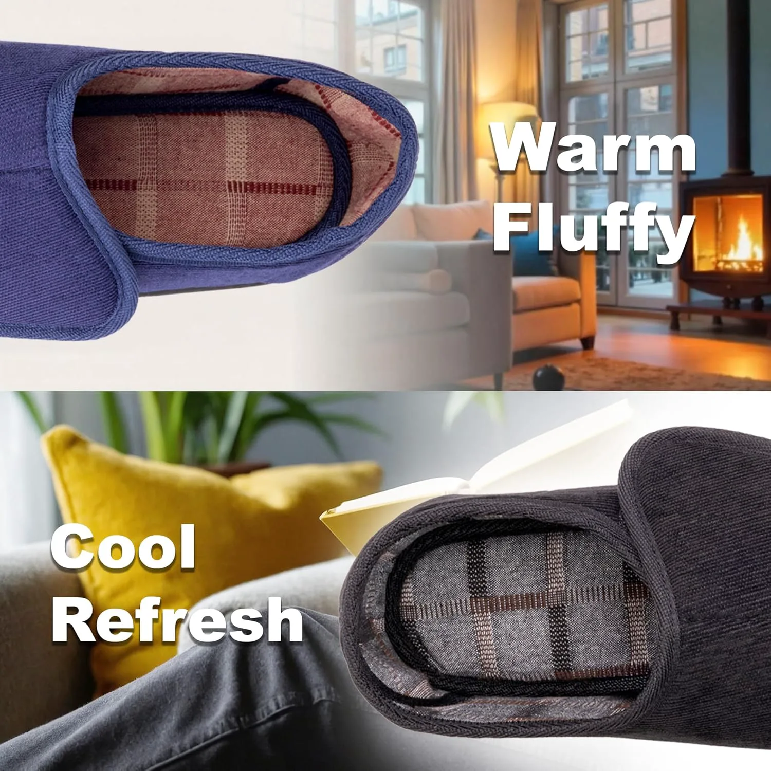 Мужские широкие плюшевые домашние тапочки с памятью формы 80D для диабетиков, с регулируемыми застежками, широкой посадкой, теплым плюшевым флисом, для артрита, отеков и диабета, машинная стирка, с противоскользящей подошвой EUROPEAN SOFTEST, се...
Мужские широкие плюшевые домашние тапочки с памятью формы 80D для диабетиков, с регулируемыми застежками, широкой посадкой, теплым плюшевым флисом, для артрита, отеков и диабета, машинная стирка, с противоскользящей подошвой EUROPEAN SOFTEST, се...