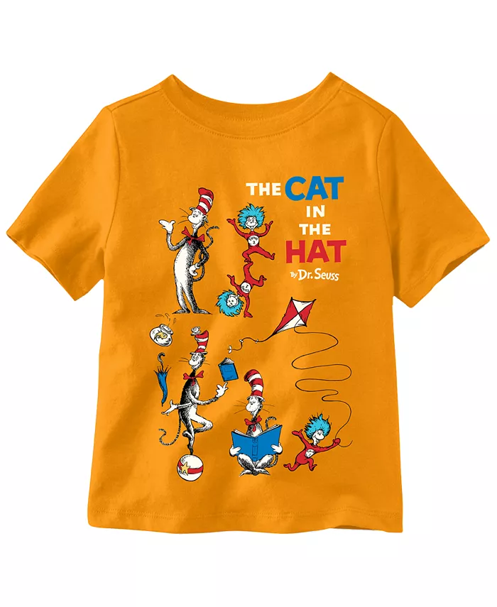 Мальчики Toddler 2T-5T футболка с коротким рукавом The Cat in the Hat Dr. Seuss, желтый
Мальчики Toddler 2T-5T футболка с коротким рукавом The Cat in the Hat Dr. Seuss, желтый
