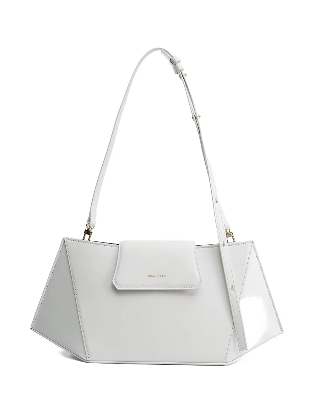 Сумка через плечо с геометрическим клапаном LIDIALUCILLA, белый
Сумка через плечо с геометрическим клапаном LIDIALUCILLA, белый
