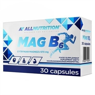 Allnutrition, - Маг B6 - 30 капсул, мультиколор
Allnutrition, - Маг B6 - 30 капсул, мультиколор