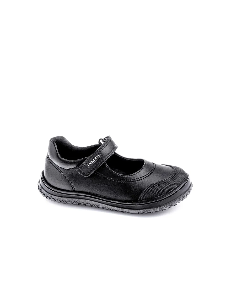 Детские пинетки на липучке Pablosky, черный 
Детские пинетки на липучке Pablosky, черный