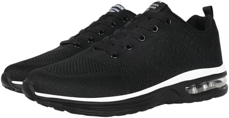 Мужские спортивные кроссовки большого размера однотонные на шнуровке - дышащий верх, нескользящая резиновая подошва, стелька с амортизирующей EVA для всех сезонов на открытом воздухе Hoalox, черный
Мужские спортивные кроссовки большого размера однотонные на шнуровке - дышащий верх, нескользящая резиновая подошва, стелька с амортизирующей EVA для всех сезонов на открытом воздухе Hoalox, черный