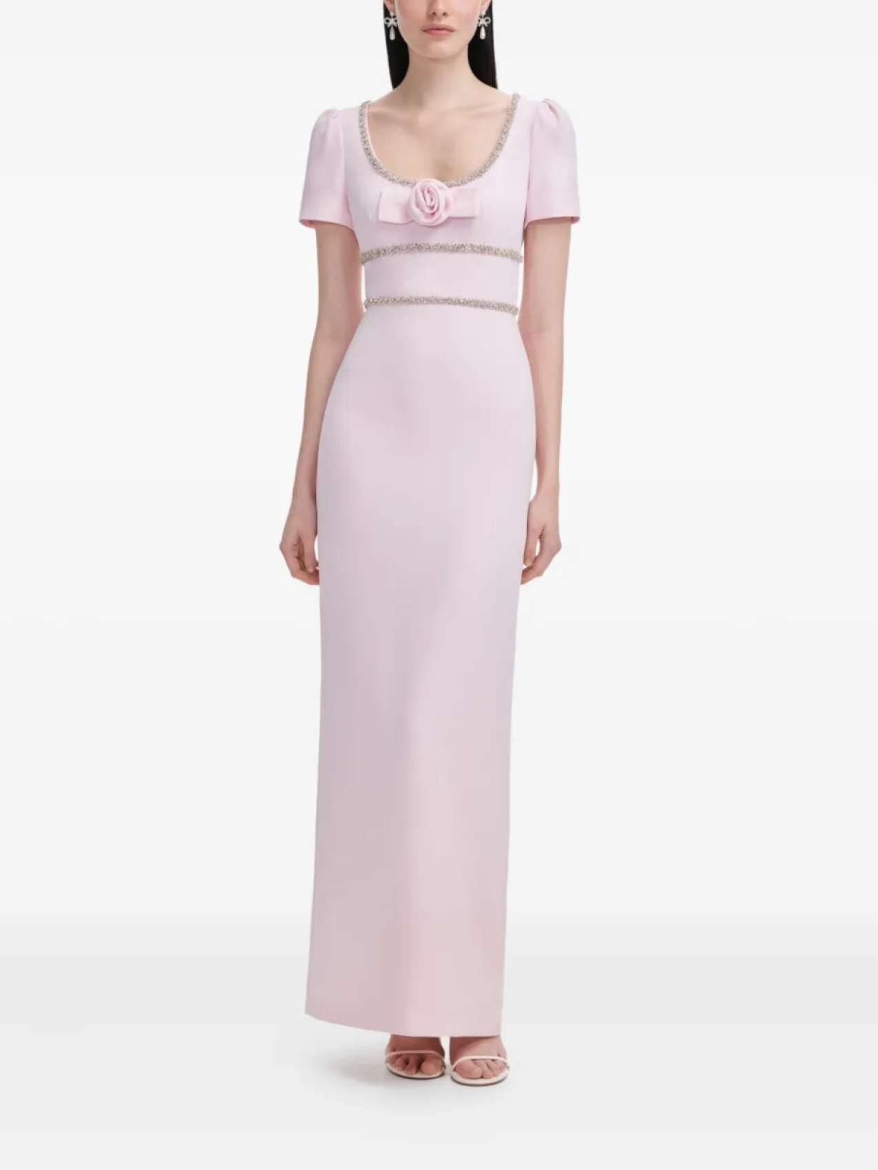 Платье, украшенное кристаллами Self-Portrait, розовый
Платье, украшенное кристаллами Self-Portrait, розовый