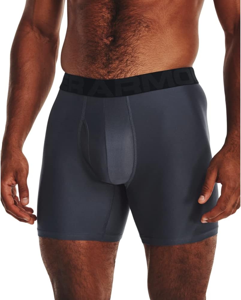 Under Armour мужские боксеры Performance Tech, 1 шт, длина по внутреннему шву 6", комфорт на весь день и ультрамягкие, (044) Downpour Gray/Jet Gray
Under Armour мужские боксеры Performance Tech, 1 шт, длина по внутреннему шву 6", комфорт на весь день и ультрамягкие, (044) Downpour Gray/Jet Gray