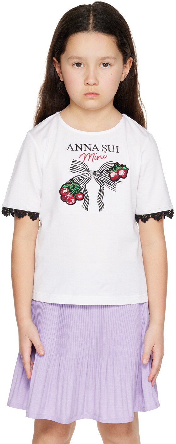 Детская белая футболка с вышивкой ANNA SUI MINI, Белый, Детская белая футболка с вышивкой ANNA SUI MINI
Детская белая футболка с вышивкой ANNA SUI MINI, Белый, Детская белая футболка с вышивкой ANNA SUI MINI