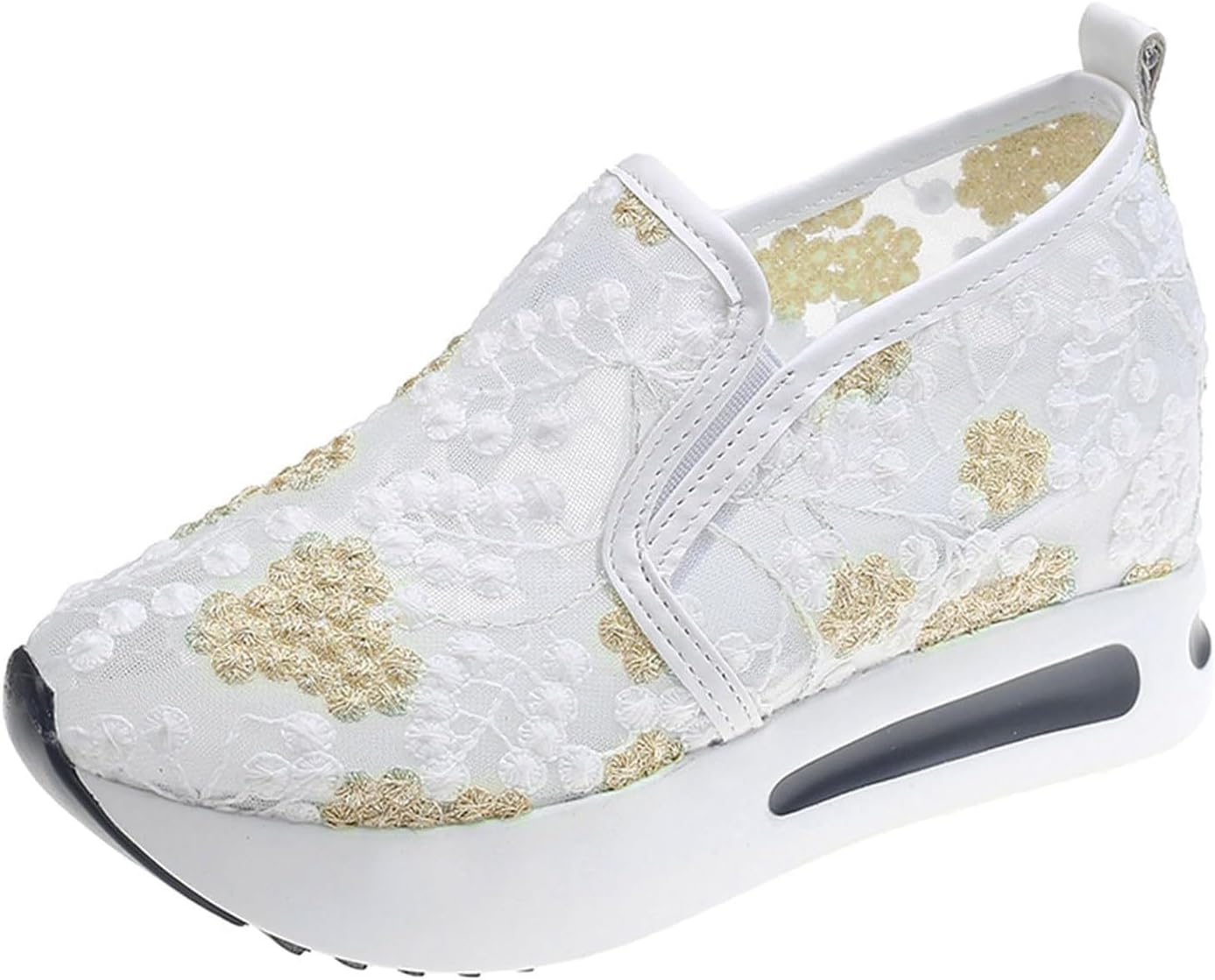 Женские кроссовки на платформе Wedge, модные с цветочной вышивкой, сетчатые, удобные, с массивной подошвой, скрытыми высокими каблуками, на слипон, повседневные и нарядные, дышащие, для ходьбы с поддержкой свода стопы Mmoneyake, желтый
Женские кроссовки на платформе Wedge, модные с цветочной вышивкой, сетчатые, удобные, с массивной подошвой, скрытыми высокими каблуками, на слипон, повседневные и нарядные, дышащие, для ходьбы с поддержкой свода стопы Mmoneyake, желтый