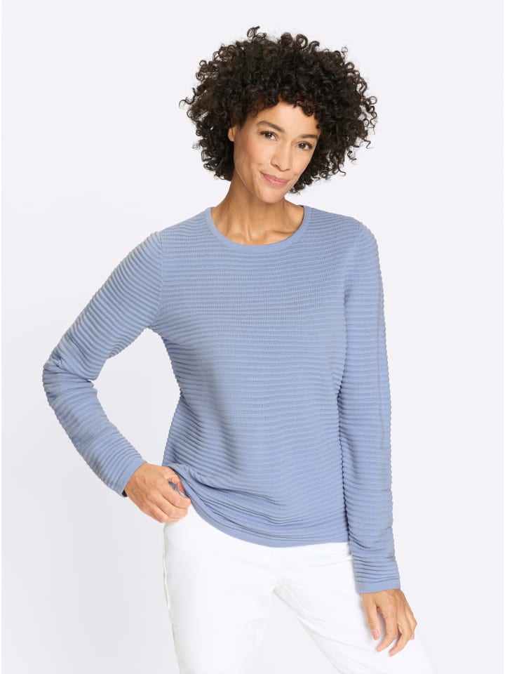 Свитер с длинными рукавами синего цвета Sieh an!
Свитер с длинными рукавами синего цвета Sieh an!