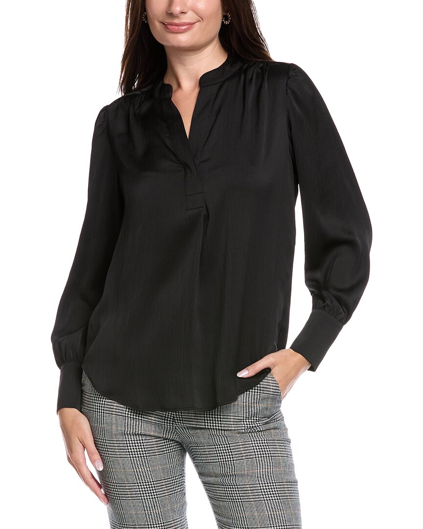 Anne Klein Блуза с плиссировкой спереди, черный
Anne Klein Блуза с плиссировкой спереди, черный