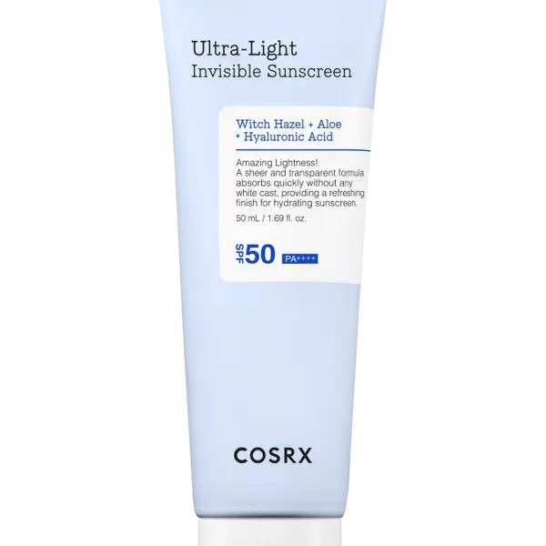 Крем для лица с spf50, 50 мл Cosrx Ultra light invisible sunscreen
Крем для лица с spf50, 50 мл Cosrx Ultra light invisible sunscreen