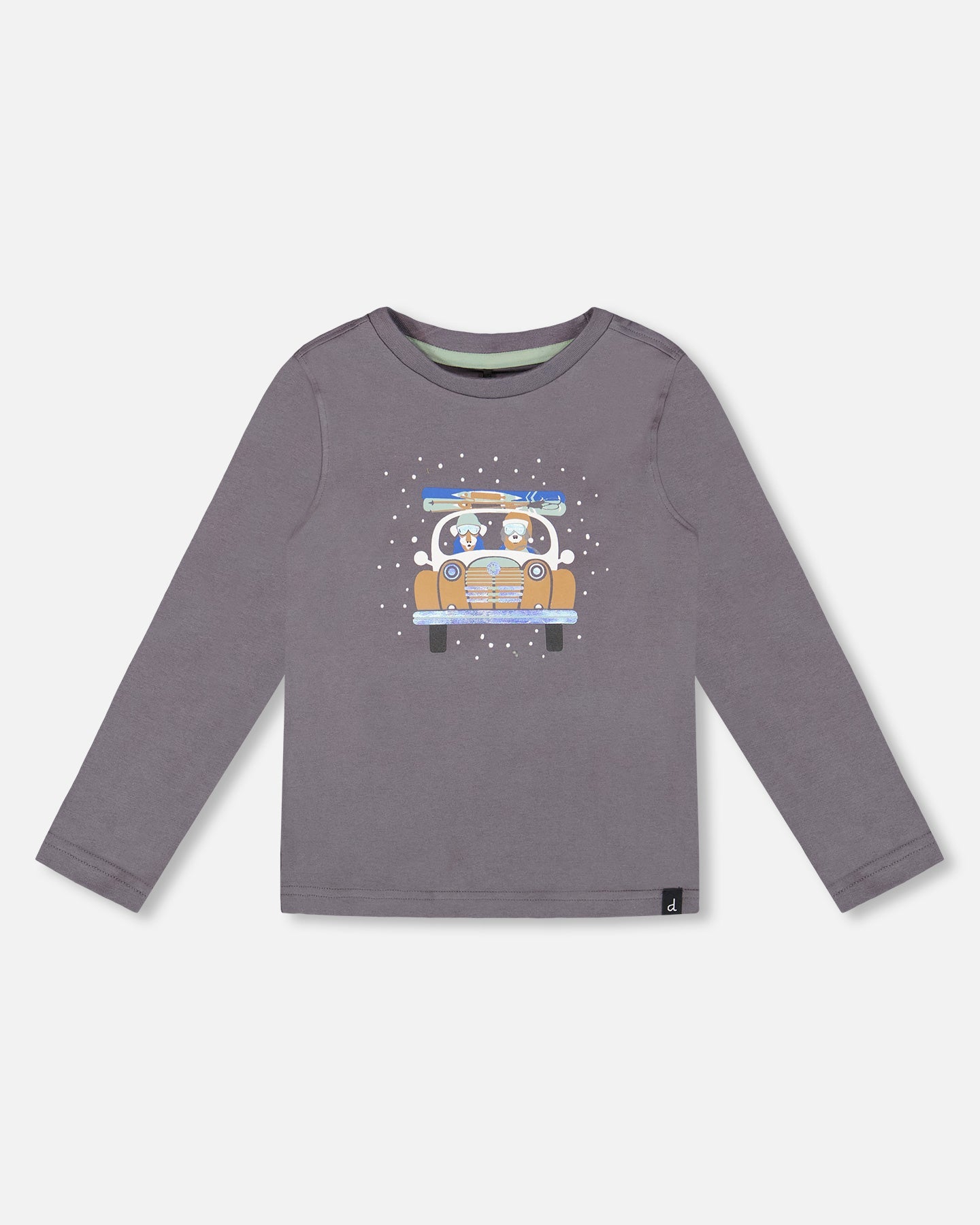 Длинный рукав органический хлопковый джерси футболка темно-серый Deux par Deux
Длинный рукав органический хлопковый джерси футболка темно-серый Deux par Deux