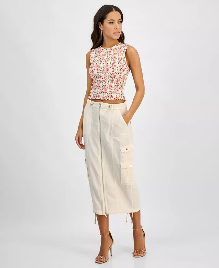 Женская застегивающаяся миди-юбка Casey с карманами GUESS, коричневый/бежевый
Женская застегивающаяся миди-юбка Casey с карманами GUESS, коричневый/бежевый