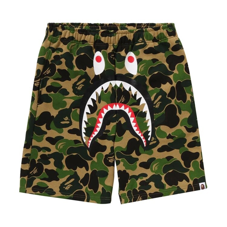Шорты BAPE ABC Camo Shark Sweatshorts, зеленый
Шорты BAPE ABC Camo Shark Sweatshorts, зеленый