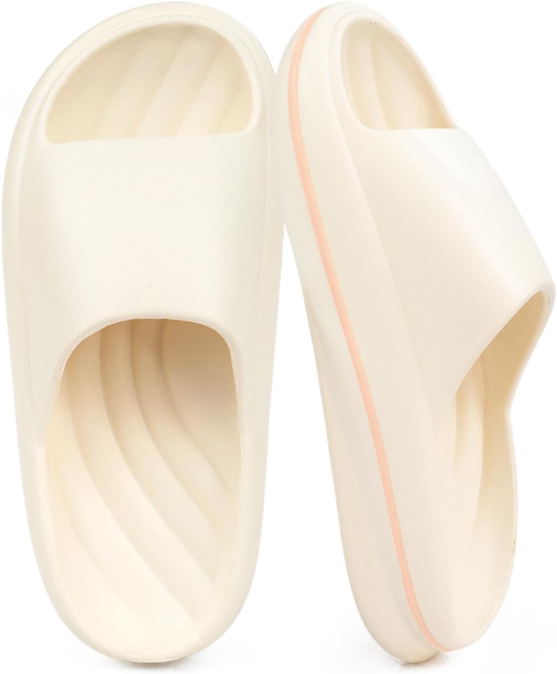 Сандалии Cloud Slides для женщин и мужчин, на платформе, нескользящие, быстросохнущие, с открытым носком, мягкие, легкие, легко чистятся, подходят для дома и улицы Hormauword, белый/розовый
Сандалии Cloud Slides для женщин и мужчин, на платформе, нескользящие, быстросохнущие, с открытым носком, мягкие, легкие, легко чистятся, подходят для дома и улицы Hormauword, белый/розовый