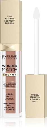Стойкая матовая жидкая губная помада с гиалуроновой кислотой Eveline Cosmetics Wonder Match, 11 Milky Nude 6,8 ml
Стойкая матовая жидкая губная помада с гиалуроновой кислотой Eveline Cosmetics Wonder Match, 11 Milky Nude 6,8 ml
