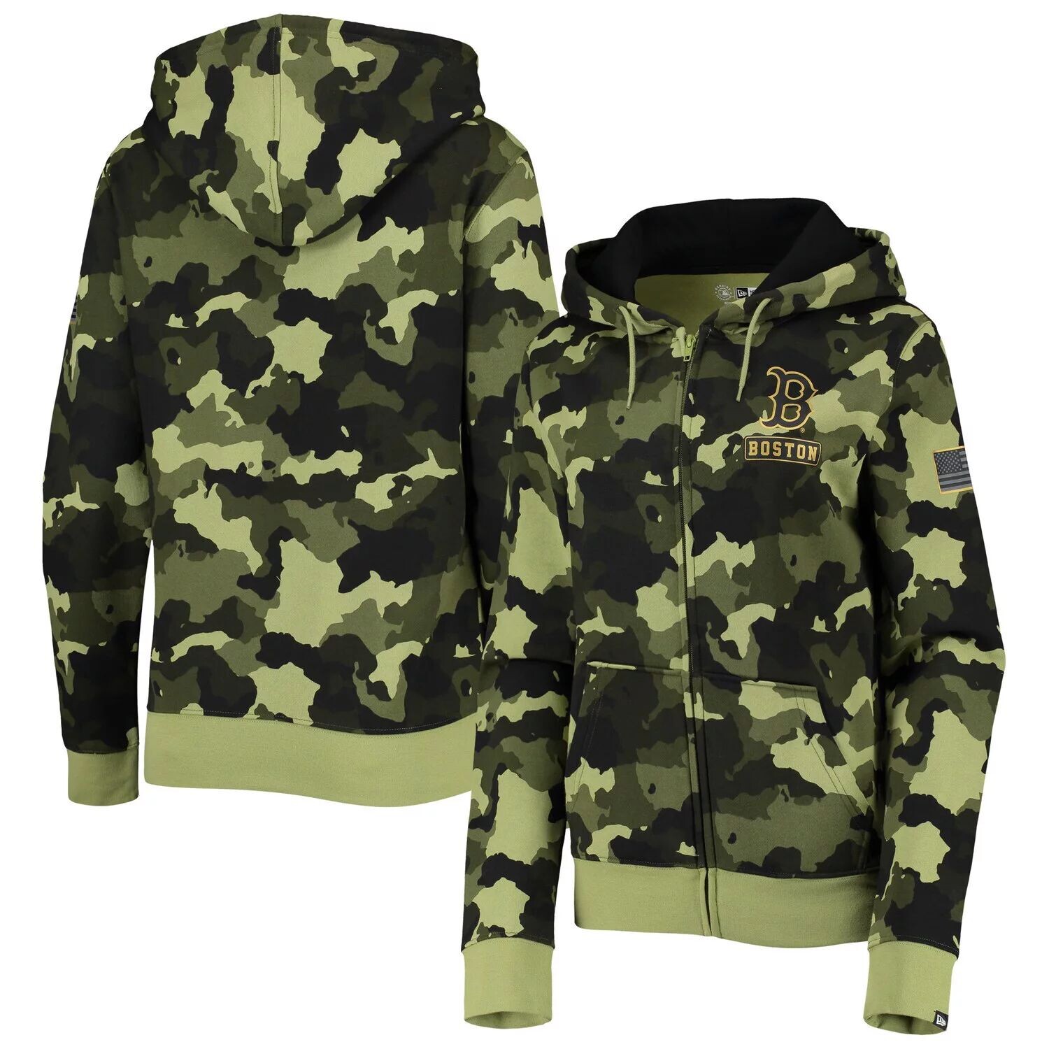 Женская камуфляжная толстовка с молнией во всю длину New Era Green Boston Red Sox 2022 MLB Armed Forces Day New Era
Женская камуфляжная толстовка с молнией во всю длину New Era Green Boston Red Sox 2022 MLB Armed Forces Day New Era