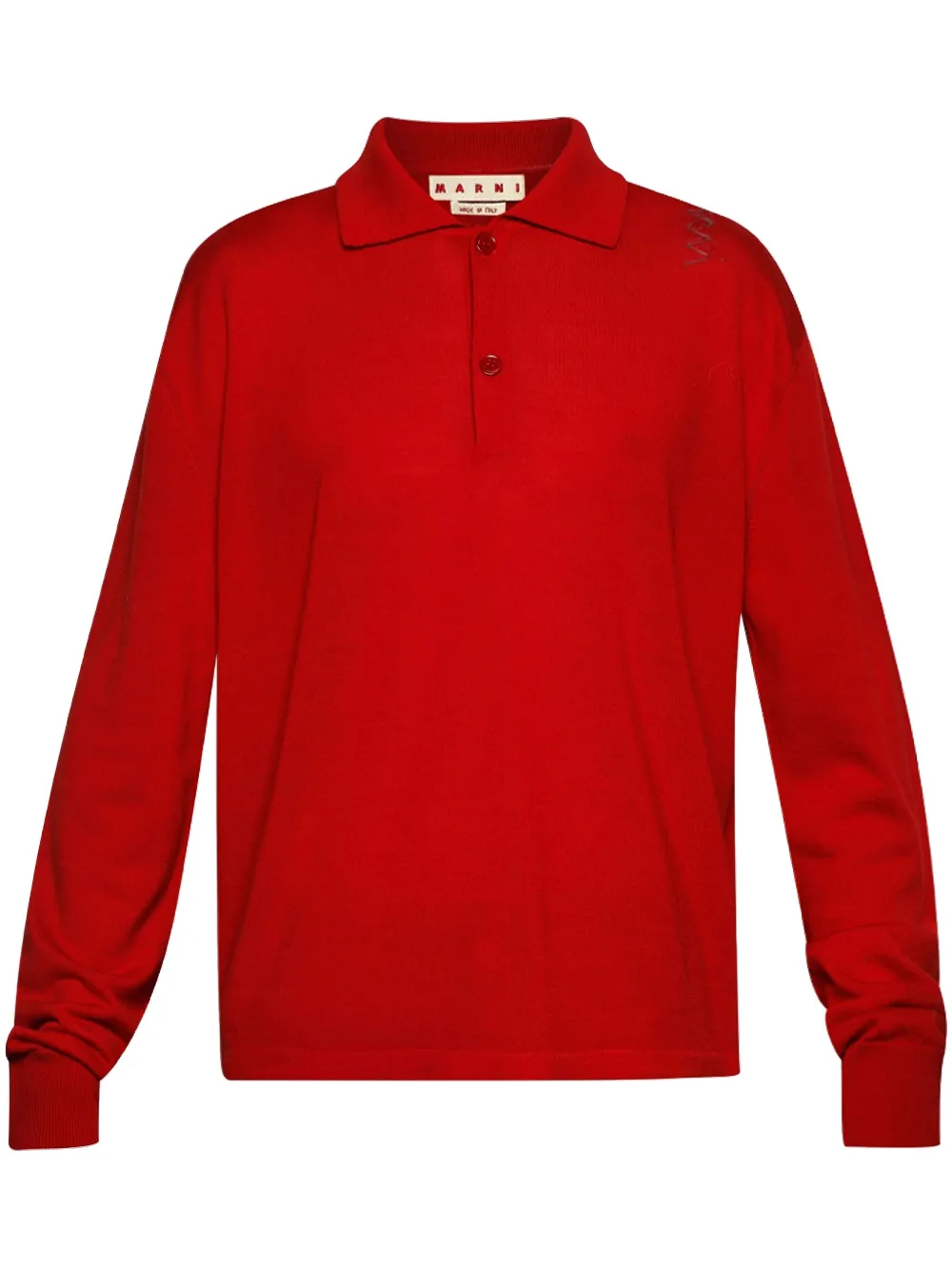 Рубашка поло с вышитым логотипом Marni, красный
Рубашка поло с вышитым логотипом Marni, красный