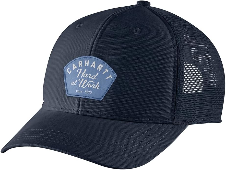 Carhartt мужская кепка с сетчатой спинкой и нашивкой, Navy
Carhartt мужская кепка с сетчатой спинкой и нашивкой, Navy
