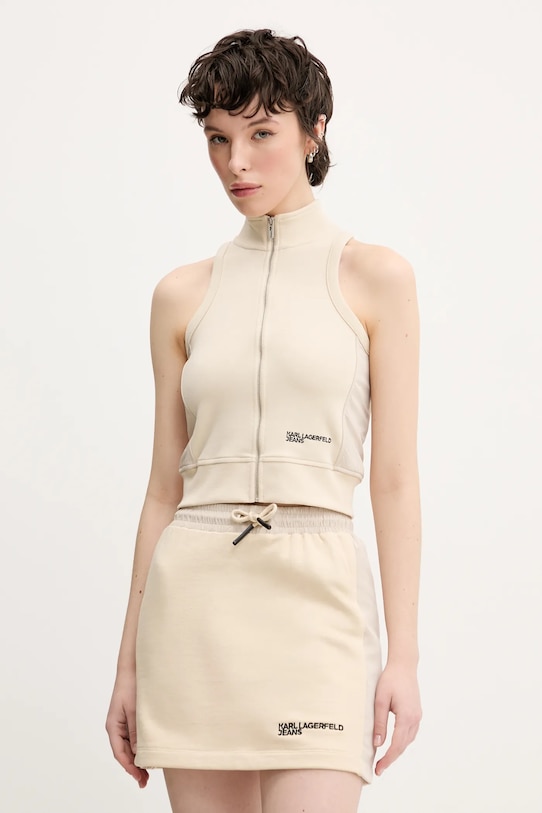 Топ Karl Lagerfeld Jeans, бежевый
Топ Karl Lagerfeld Jeans, бежевый