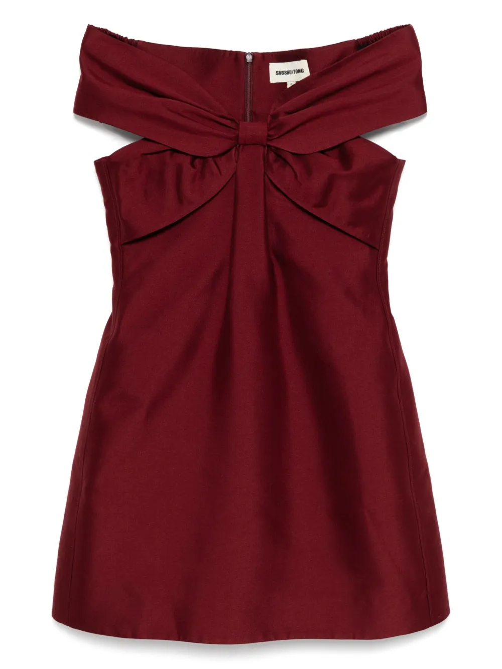 Платье с бантом SHUSHU/TONG, красный
Платье с бантом SHUSHU/TONG, красный