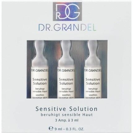 Активные ампулы Sensitive Solution 3X3 мл успокаивают чувствительную кожу, Dr. Grandel
Активные ампулы Sensitive Solution 3X3 мл успокаивают чувствительную кожу, Dr. Grandel