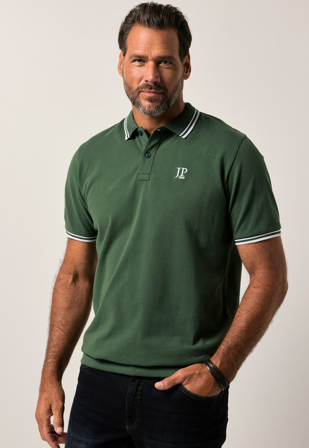 Поло JP1880, темно-зеленый
Поло JP1880, темно-зеленый