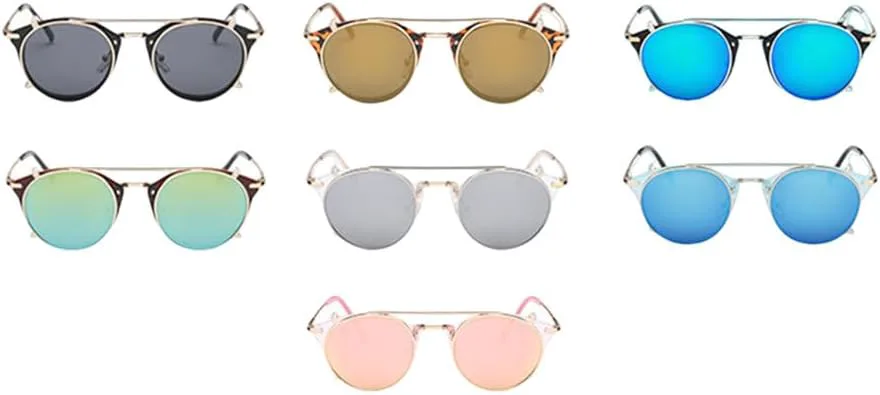 Ретро женские солнцезащитные очки в стиле стимпанк со съемными линзами, модные мужские круглые панк-очки с защитой от УФ-излучения UV400 HVTVTLA, Leopard Luxury Gold
Ретро женские солнцезащитные очки в стиле стимпанк со съемными линзами, модные мужские круглые панк-очки с защитой от УФ-излучения UV400 HVTVTLA, Leopard Luxury Gold