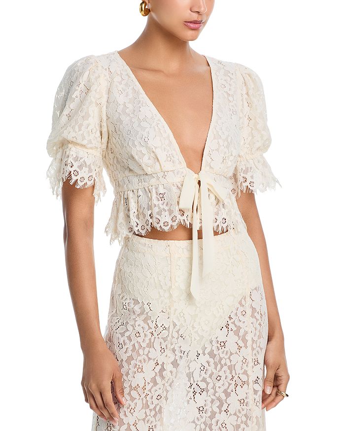 Wayla Lace Elvy Sleeve Top AFRM, белый
Wayla Lace Elvy Sleeve Top AFRM, белый