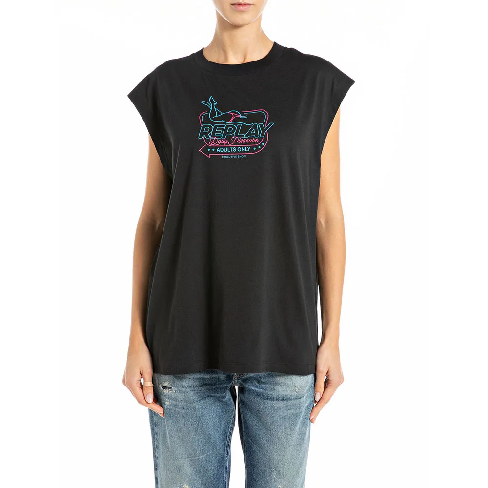Футболка с коротким рукавом Replay W3409E.000.20994, черный
Футболка с коротким рукавом Replay W3409E.000.20994, черный