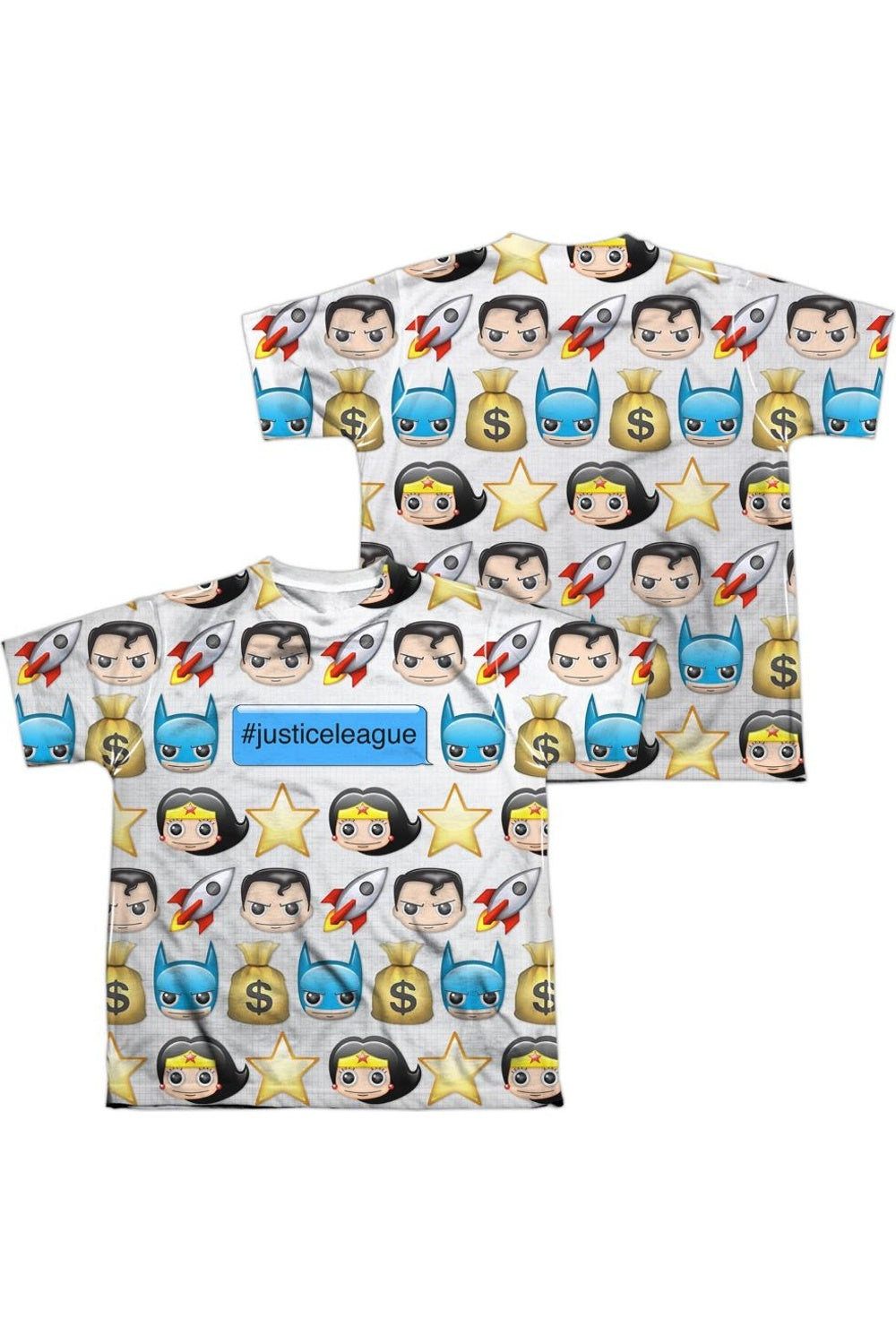 Футболка с коротким рукавом для подростков DC Comics с принтом хэштега (спереди и сзади) Gildan, белый 
Футболка с коротким рукавом для подростков DC Comics с принтом хэштега (спереди и сзади) Gildan, белый