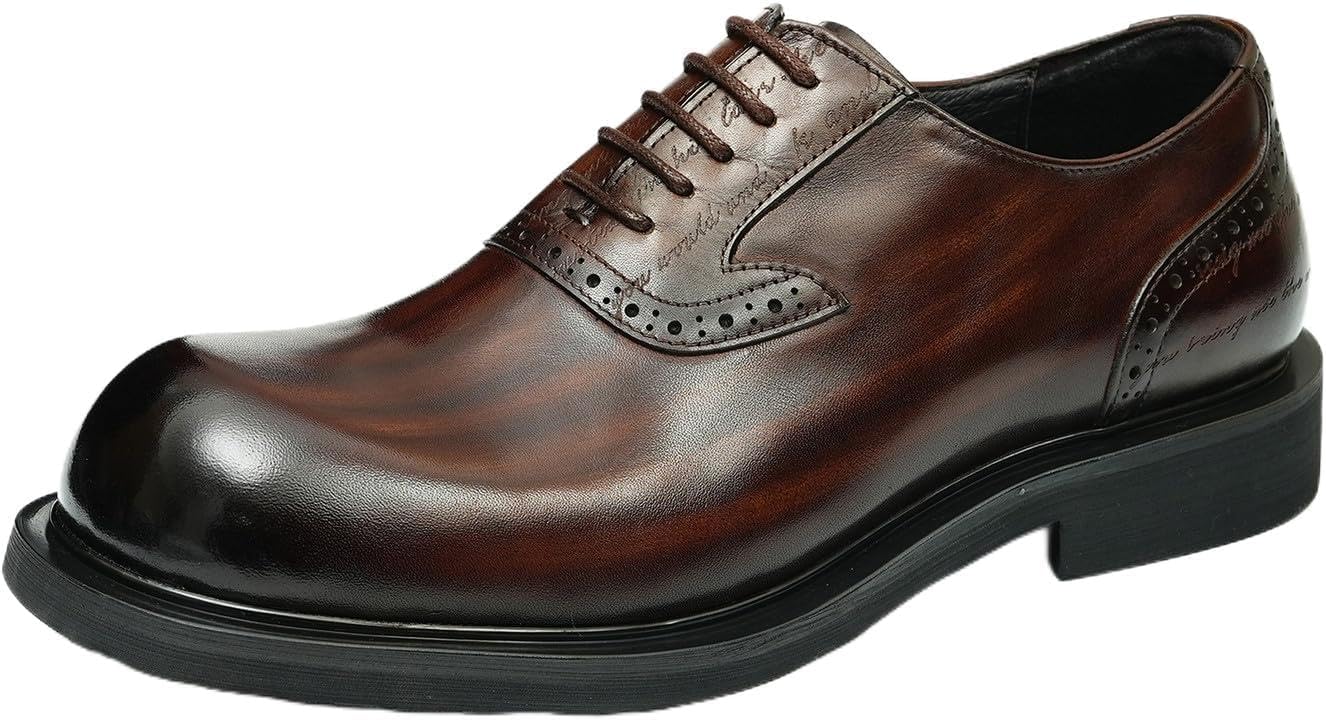 Мужские оксфорды Santimon, формальные туфли дерби из натуральной кожи, с квадратным носком, броги, современные туфли для костюмов, модные мужские легкие туфли для выпускного, свадьбы, смокинга, бизнеса и повседневной носки, удобные обувь, Coffee
Мужские оксфорды Santimon, формальные туфли дерби из натуральной кожи, с квадратным носком, броги, современные туфли для костюмов, модные мужские легкие туфли для выпускного, свадьбы, смокинга, бизнеса и повседневной носки, удобные обувь, Coffee