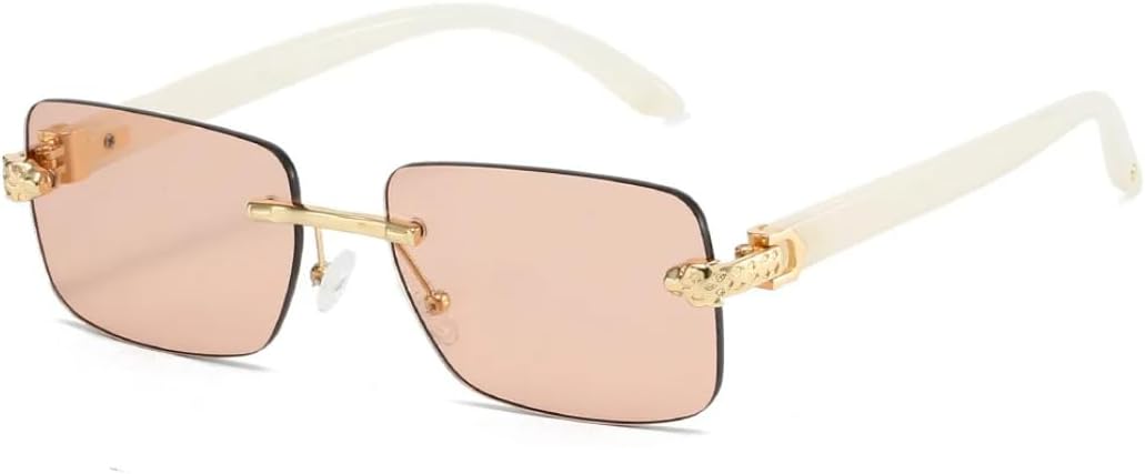 Солнцезащитные очки без оправы для женщин и мужчин в винтажном панк-стиле с леопардовым принтом, роскошные, с зернистой текстурой (цвет шампанского) TVTBBVV, Champagne
Солнцезащитные очки без оправы для женщин и мужчин в винтажном панк-стиле с леопардовым принтом, роскошные, с зернистой текстурой (цвет шампанского) TVTBBVV, Champagne