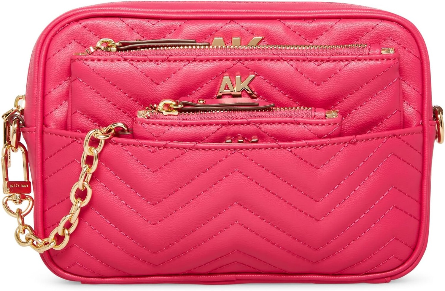 Сумка кросс-боди Anne Klein Quilted Camera Crossbody with Two Detachable Pouches, цвет Hibiscus Pink, Розовый, Сумка кросс-боди Anne Klein Quilted Camera Crossbody with Two Detachable Pouches, цвет Hibiscus Pink 
Сумка кросс-боди Anne Klein Quilted Camera Crossbody with Two Detachable Pouches, цвет Hibiscus Pink, Розовый, Сумка кросс-боди Anne Klein Quilted Camera Crossbody with Two Detachable Pouches, цвет Hibiscus Pink