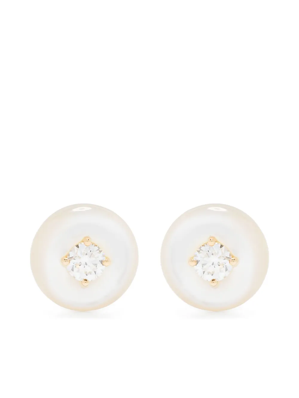 Серьги-гвоздики Orbit из желтого золота с перламутром Fernando Jorge, золотой 
Серьги-гвоздики Orbit из желтого золота с перламутром Fernando Jorge, золотой