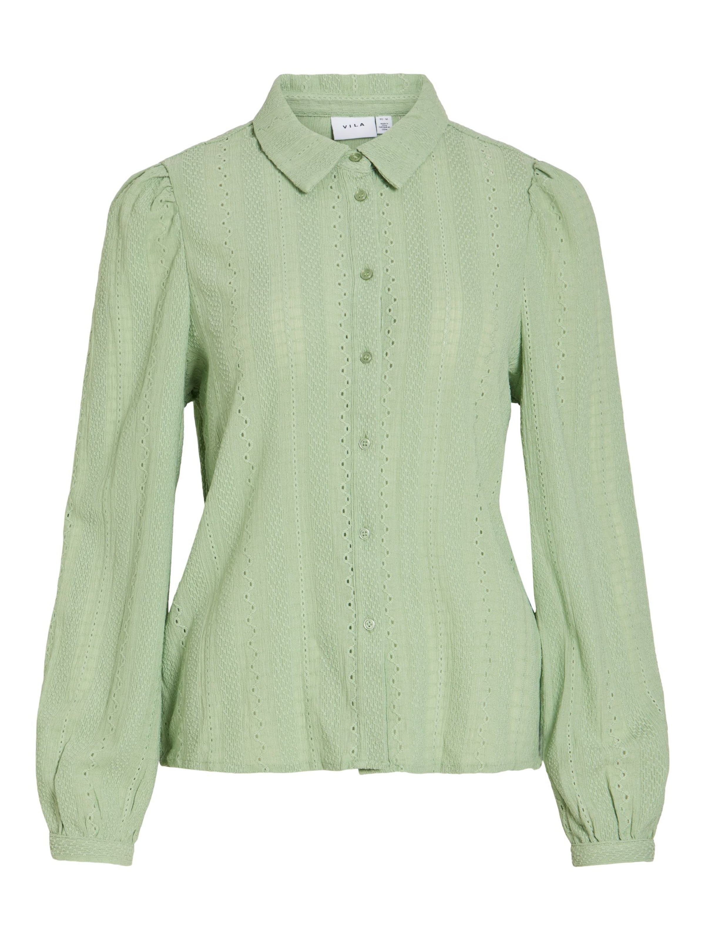 VILA Рубашка 'VIZania' в светло-зеленом цвете
VILA Рубашка 'VIZania' в светло-зеленом цвете