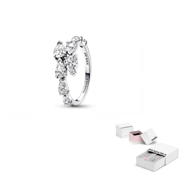Pandora Кольцо из стерлингового серебра 925 пробы с синтетическим фианитом, серебряное, женское
Pandora Кольцо из стерлингового серебра 925 пробы с синтетическим фианитом, серебряное, женское
