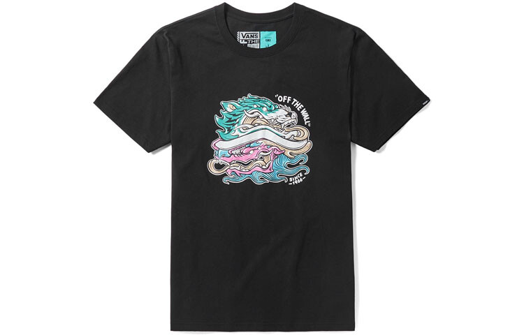 Футболка мужская черная Vans, черный
Футболка мужская черная Vans, черный