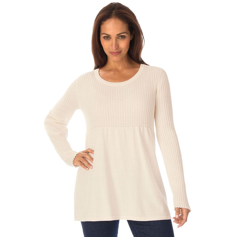 Женский свитер-туника в рубчик Jessica London больших размеров, цвет Ivory
Женский свитер-туника в рубчик Jessica London больших размеров, цвет Ivory