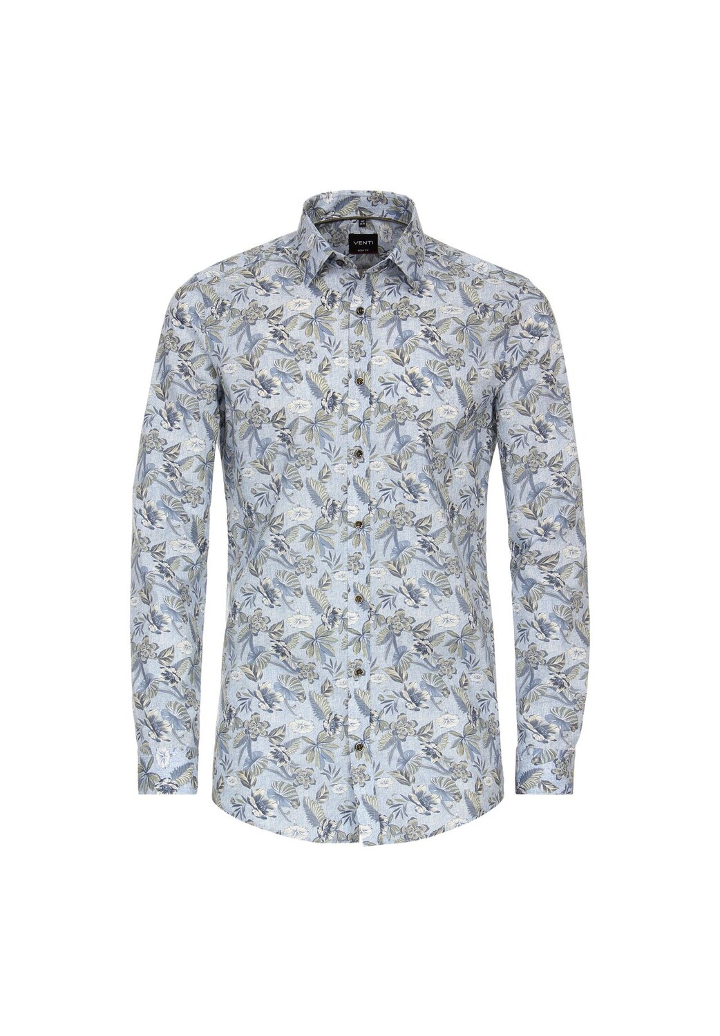 Мужская деловая рубашка с принтом, облегающая боди Venti, цвет Mittelblau
Мужская деловая рубашка с принтом, облегающая боди Venti, цвет Mittelblau
