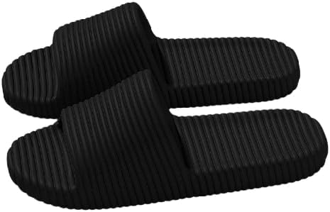 Тапочки Cloud Shower для ванной с противоскользящей подошвой, открытым носком, супер мягкие и удобные, с толстой подошвой, для дома, надувные шлепанцы для использования внутри и снаружи, платформенные сандалии Bydzkj, черный
Тапочки Cloud Shower для ванной с противоскользящей подошвой, открытым носком, супер мягкие и удобные, с толстой подошвой, для дома, надувные шлепанцы для использования внутри и снаружи, платформенные сандалии Bydzkj, черный