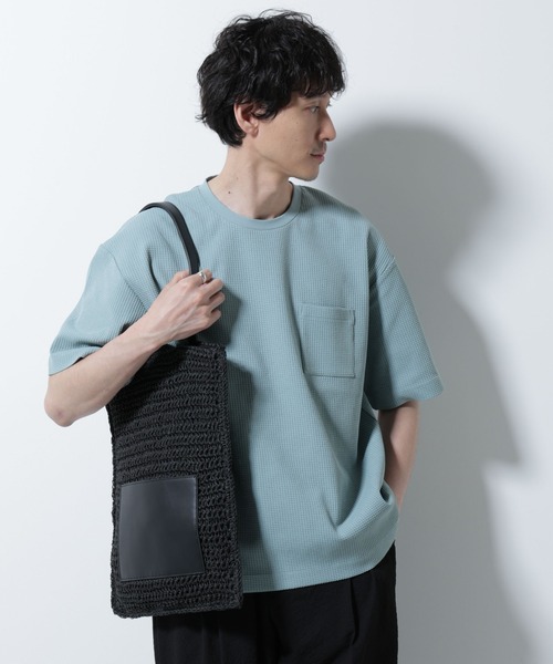 Футболка вафельная с коротким рукавом NANO universe, мятный
Футболка вафельная с коротким рукавом NANO universe, мятный