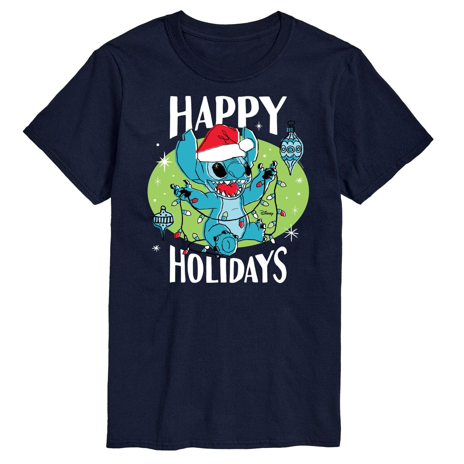 Футболка с рисунком Lilo & Stitch Big & Tall Happy Holidays Disney, синий
Футболка с рисунком Lilo & Stitch Big & Tall Happy Holidays Disney, синий