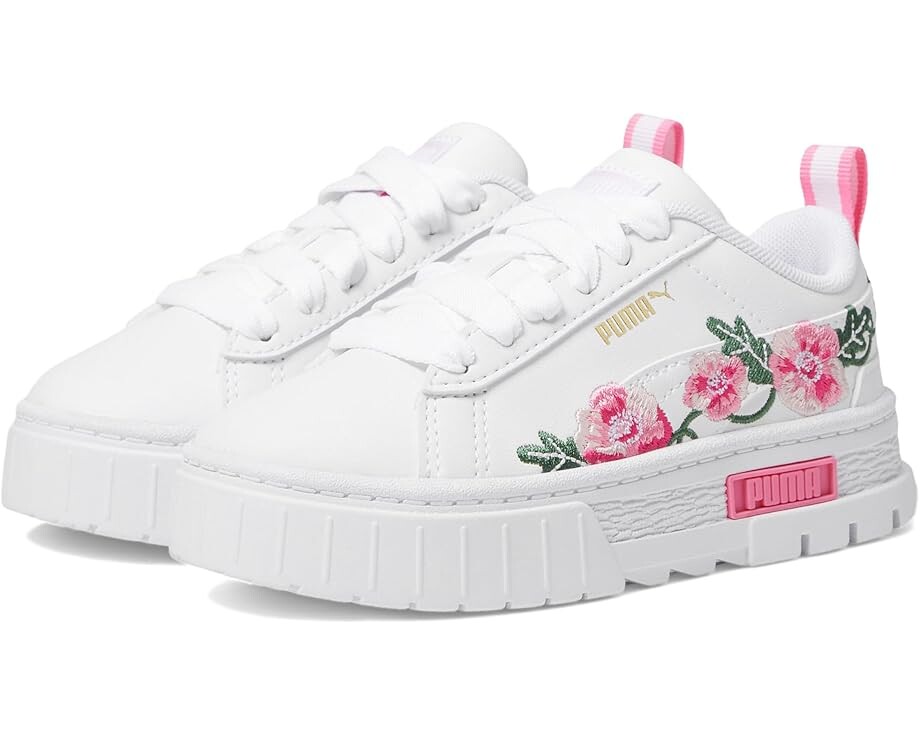 Кроссовки PUMA Kids Puma Kids Mayze Floral Embroidery Sneaker, цвет Puma White/Fast Pink/Vine
Кроссовки PUMA Kids Puma Kids Mayze Floral Embroidery Sneaker, цвет Puma White/Fast Pink/Vine