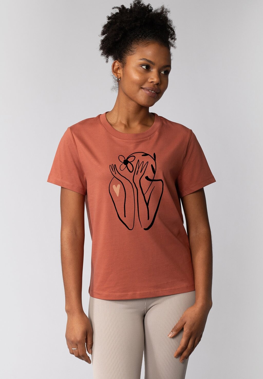 Футболка с принтом SELF LOVE watapparel, коричневый
Футболка с принтом SELF LOVE watapparel, коричневый