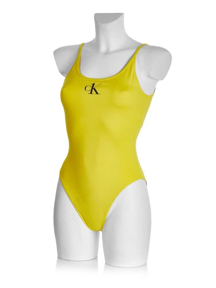 Купальник Calvin Klein Swimwear, желтый 
Купальник Calvin Klein Swimwear, желтый