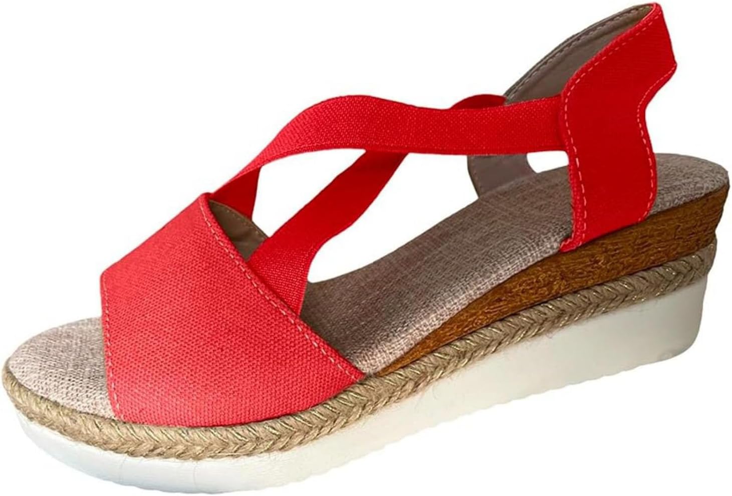 Женские ортопедические платформенные сандалии-эспадрильи на танкетке, летние нарядные сандалии, открытый носок, перекрестный ремешок на щиколотке, пляжные удобные туфли для прогулок Generic, красный
Женские ортопедические платформенные сандалии-эспадрильи на танкетке, летние нарядные сандалии, открытый носок, перекрестный ремешок на щиколотке, пляжные удобные туфли для прогулок Generic, красный