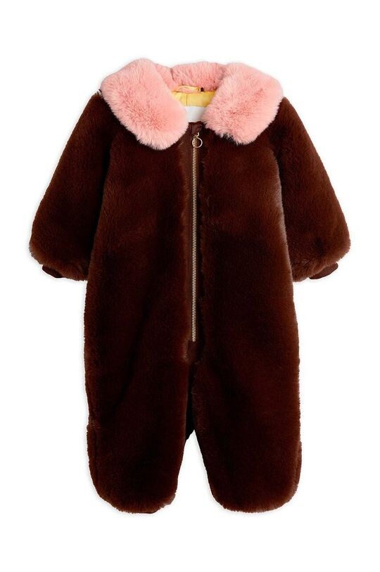 Детский зимний комбинезон Mini Rodini, бордовый 
Детский зимний комбинезон Mini Rodini, бордовый