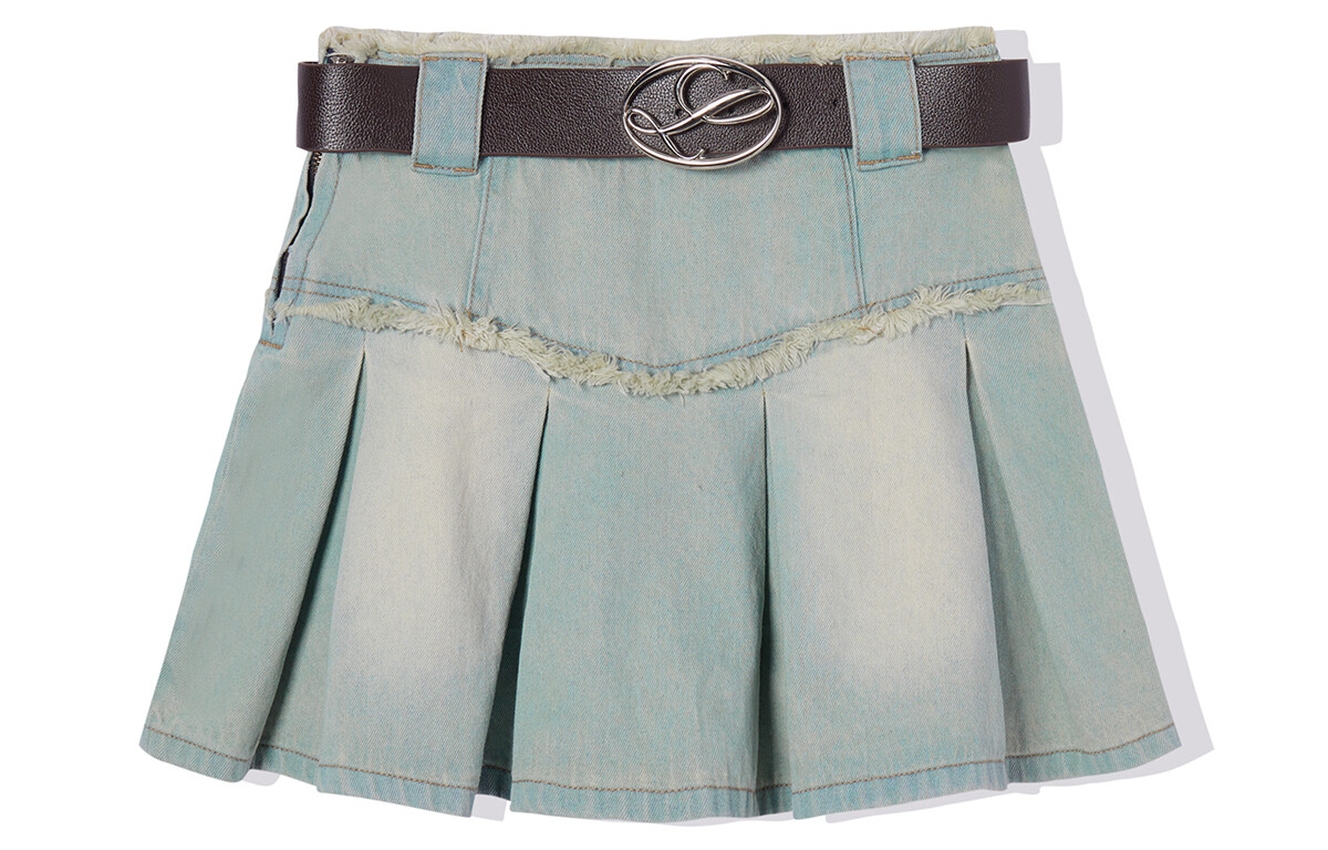 LA Crawfish Женская джинсовая юбка, цвет washed denim blue
LA Crawfish Женская джинсовая юбка, цвет washed denim blue