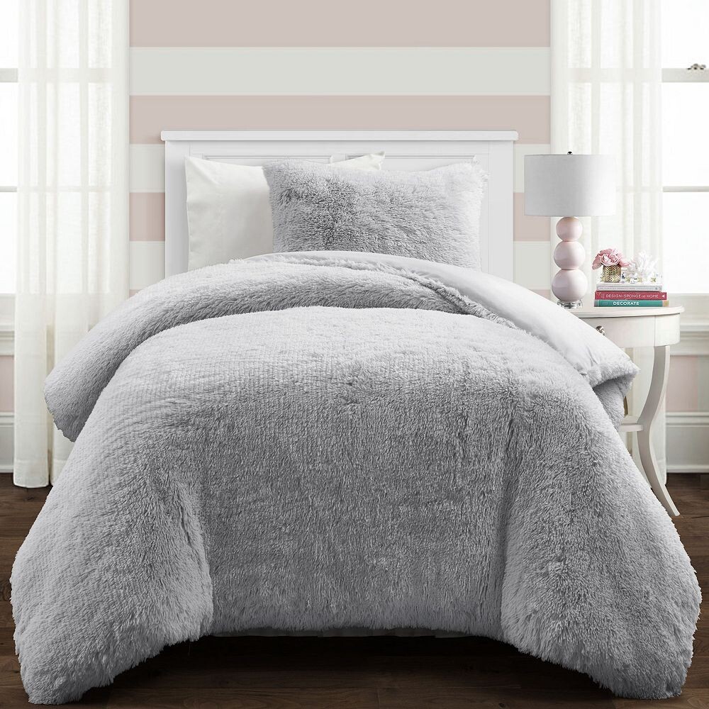 Комплект одеял из искусственного меха Lush Decor Emma с накладками, цвет Light Gray
Комплект одеял из искусственного меха Lush Decor Emma с накладками, цвет Light Gray