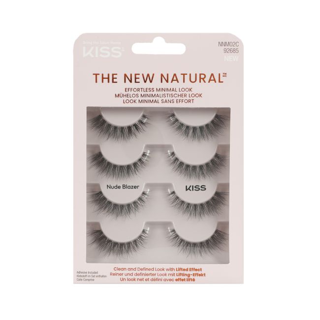 Новые натуральные накладные ресницы (4 пары) Kiss
Новые натуральные накладные ресницы (4 пары) Kiss